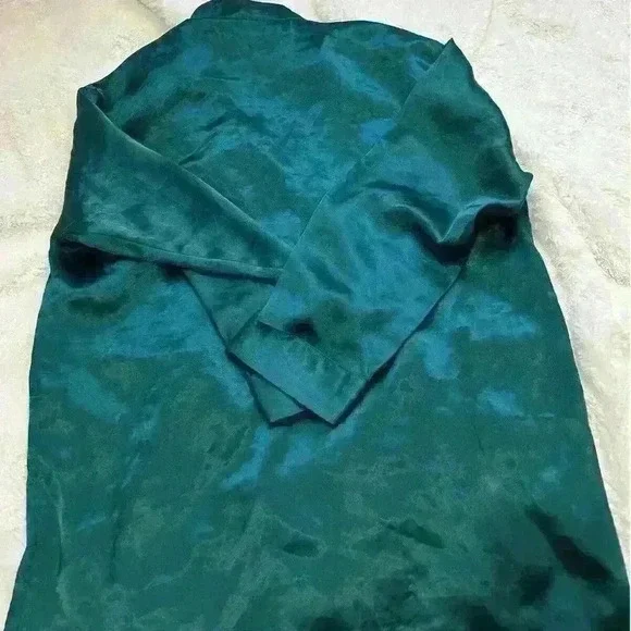 Victoria Secret Vintage Gold Label Long Slip‎ Dress Long Sleeve Sz S - Picture 4 of 4